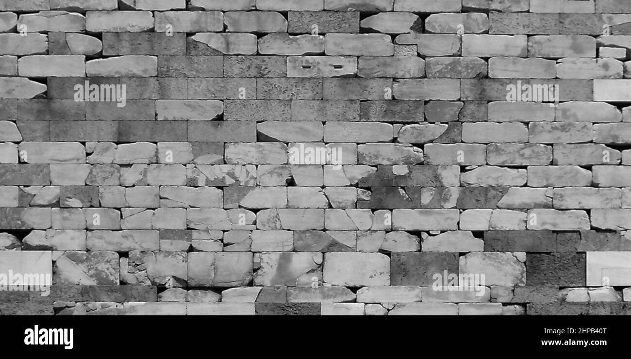 Antica muratura sfondo Baviera Germania Foto Stock