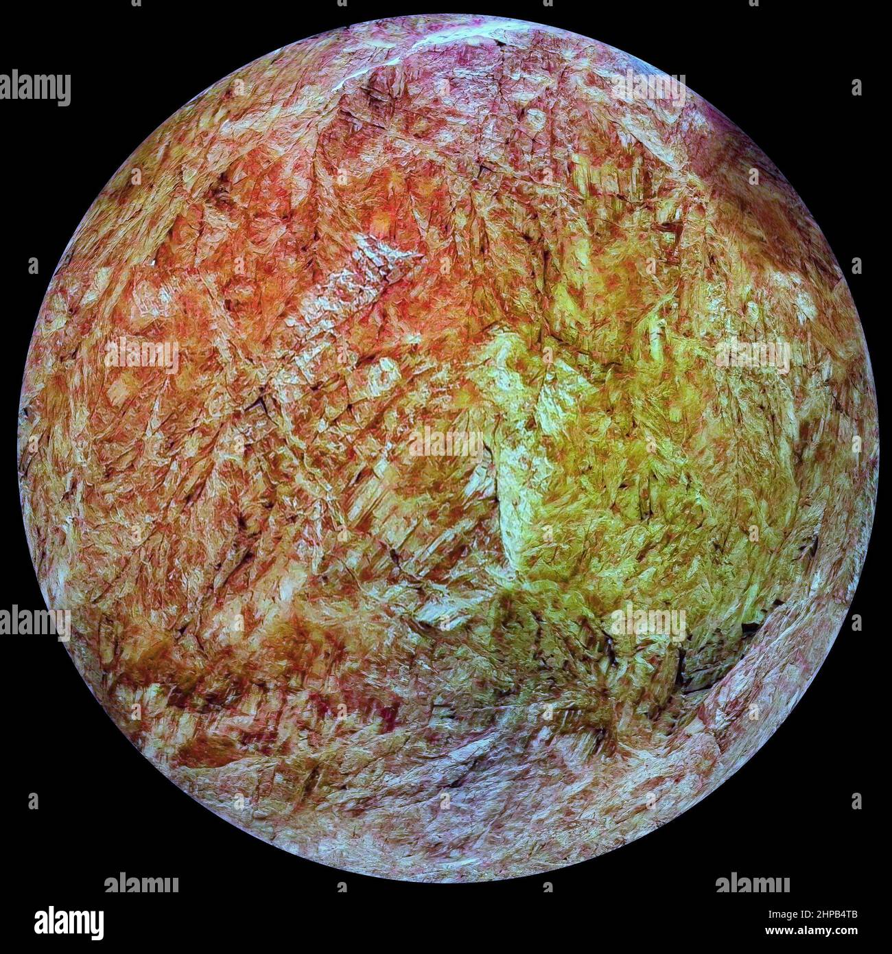 Pianeta Luna Grafica Scienece Fiction sfondo spazio Baviera Foto Stock