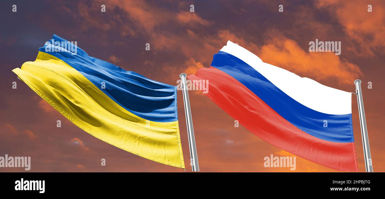 ucraina russia conflitto 2021 escalation Foto Stock