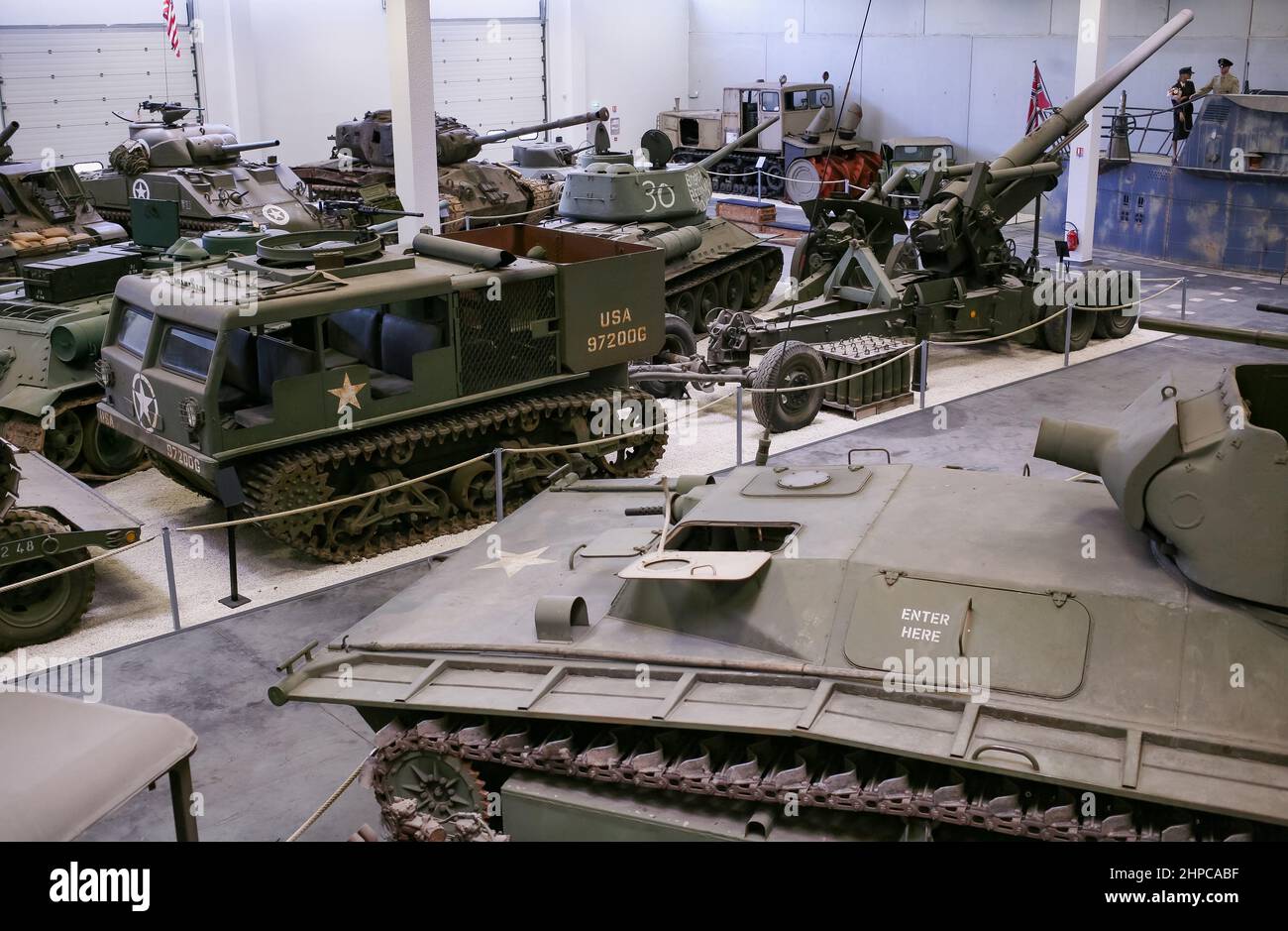 MM Park, Museo dei veicoli militari, la Wantzenau, Strasburgo, Francia Foto Stock