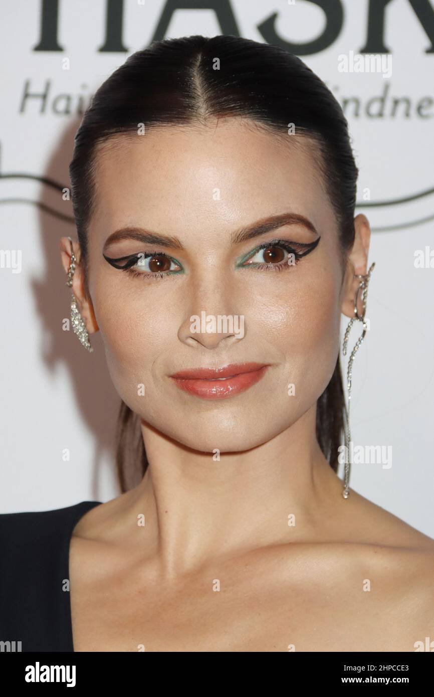Katrina Law 02/19/2022 l'annuale 9th Make-Up Artists and Hair stylists Guild Awards si tiene al Beverly Hilton di Beverly Hills, CA. Foto di I. Hasegawa / HNW/ PictureLux Foto Stock