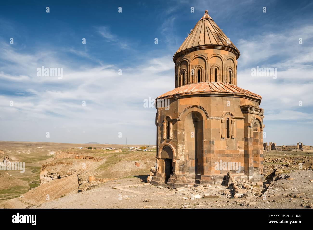 Chiesa di San Gregorio degli Abumarenti, Ani Ruins, Kars, Anatolia orientale, Turchia Foto Stock