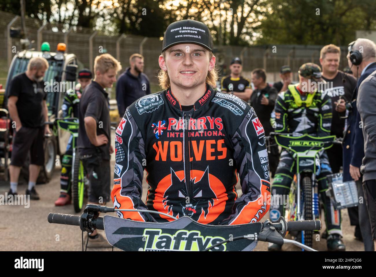 Leon Flint. Ipswich Witches 36-54 Wolverhampton Wolves. Circuito SGB Premiership. Stadio Foxhall, Suffolk. 19 agosto 2021 Foto Stock