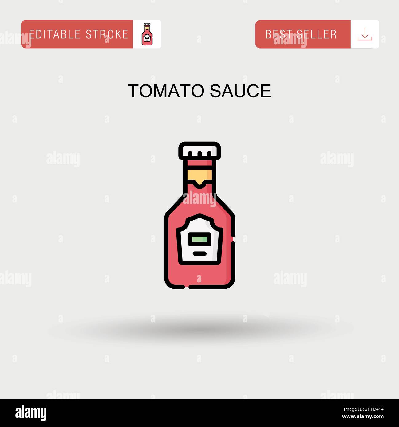 Ricetta salsa rossa Immagini Vettoriali Stock - Alamy