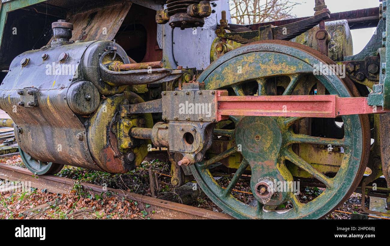 Considerate come immagini d'arte di alta qualità, fotografie scattate intorno al parco di Bressingdon in Norfolk con alcuni movimenti intenzionali della telecamera ICM durante l'esposizione. Foto Stock