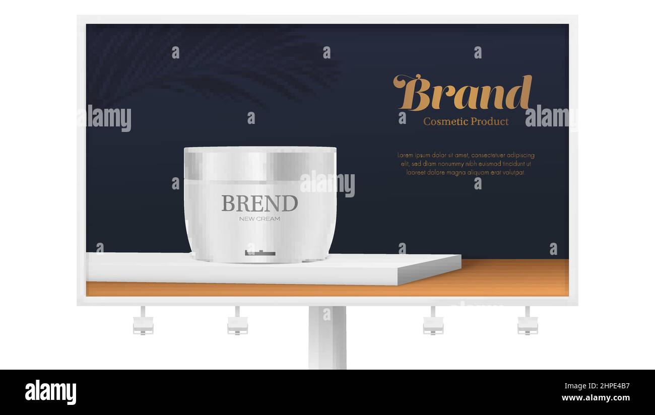 Sfondo studio con ombra di palma sulla parete. Illustrazione Vettoriale