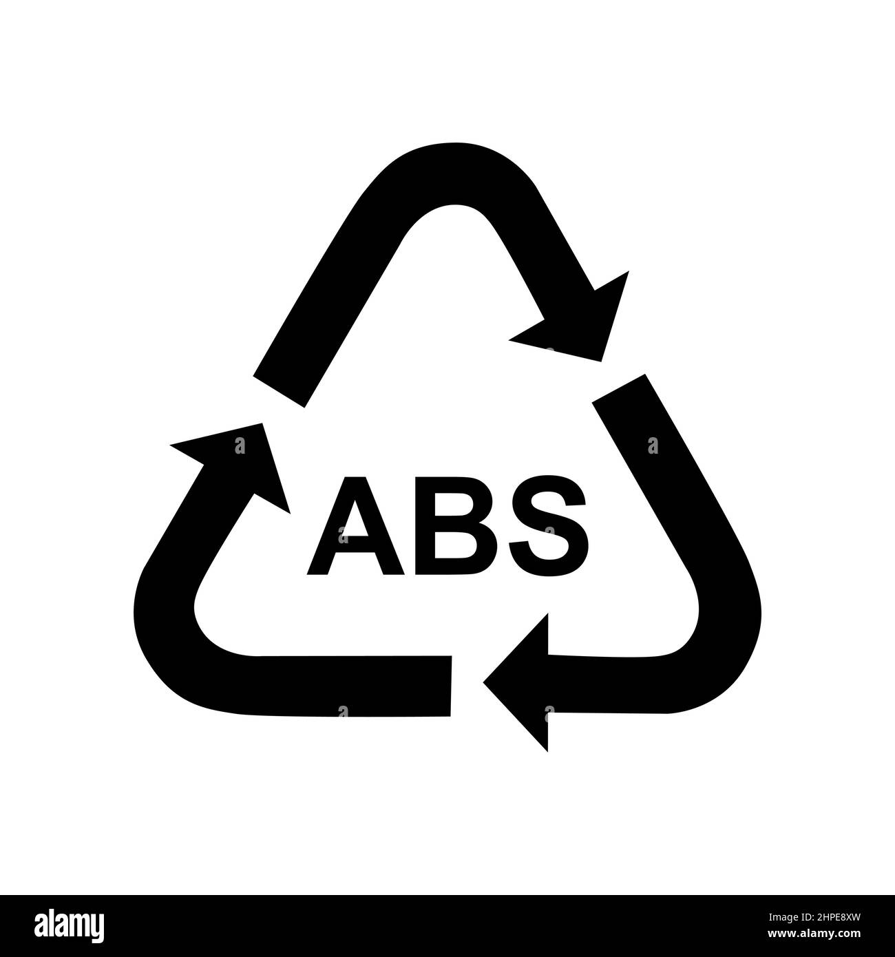 Simbolo in plastica, simbolo di riciclaggio ecologico isolato su sfondo bianco. Icona scarto pacchetto . Illustrazione Vettoriale Simbolo in plastica, simbolo di riciclaggio ecologico isolato su sfondo bianco. Icona scarto pacchetto . Illustrazione Vettoriale