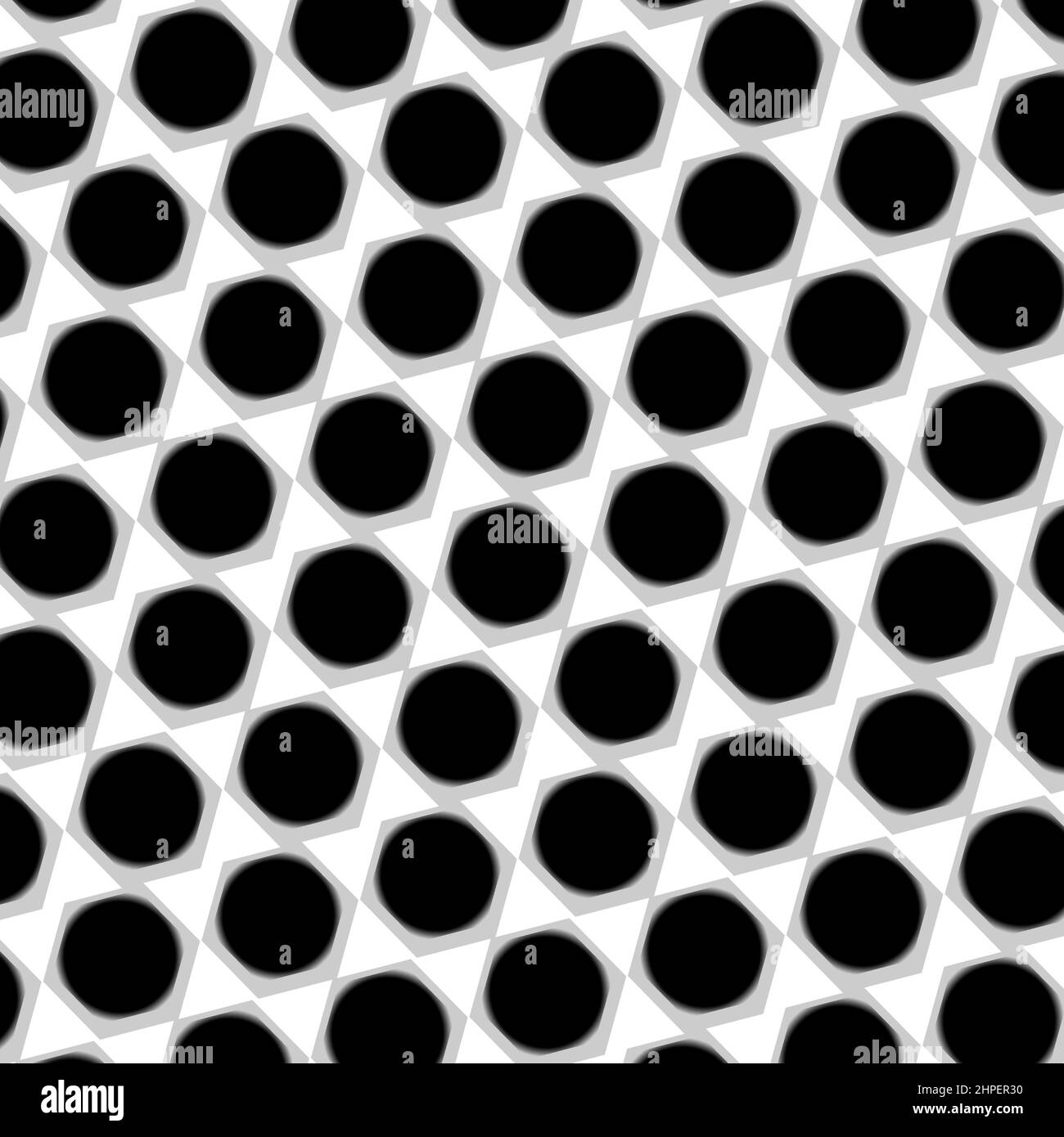 Trama astratta dello sfondo di forme geometriche. Modello in bianco e nero. Illustrazione vettoriale. Illustrazione Vettoriale
