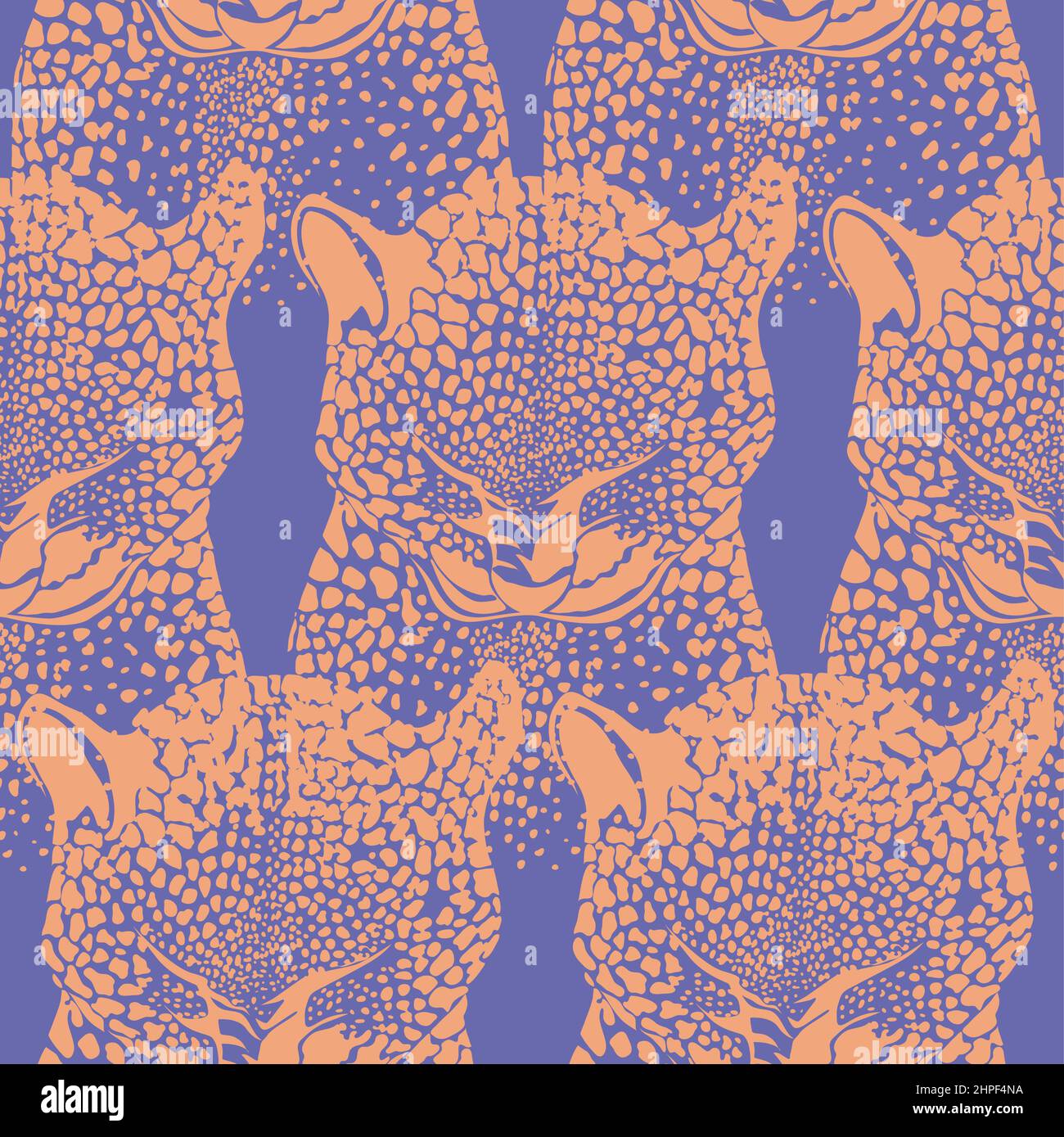 Leopard pattern senza giunture Illustrazione Vettoriale