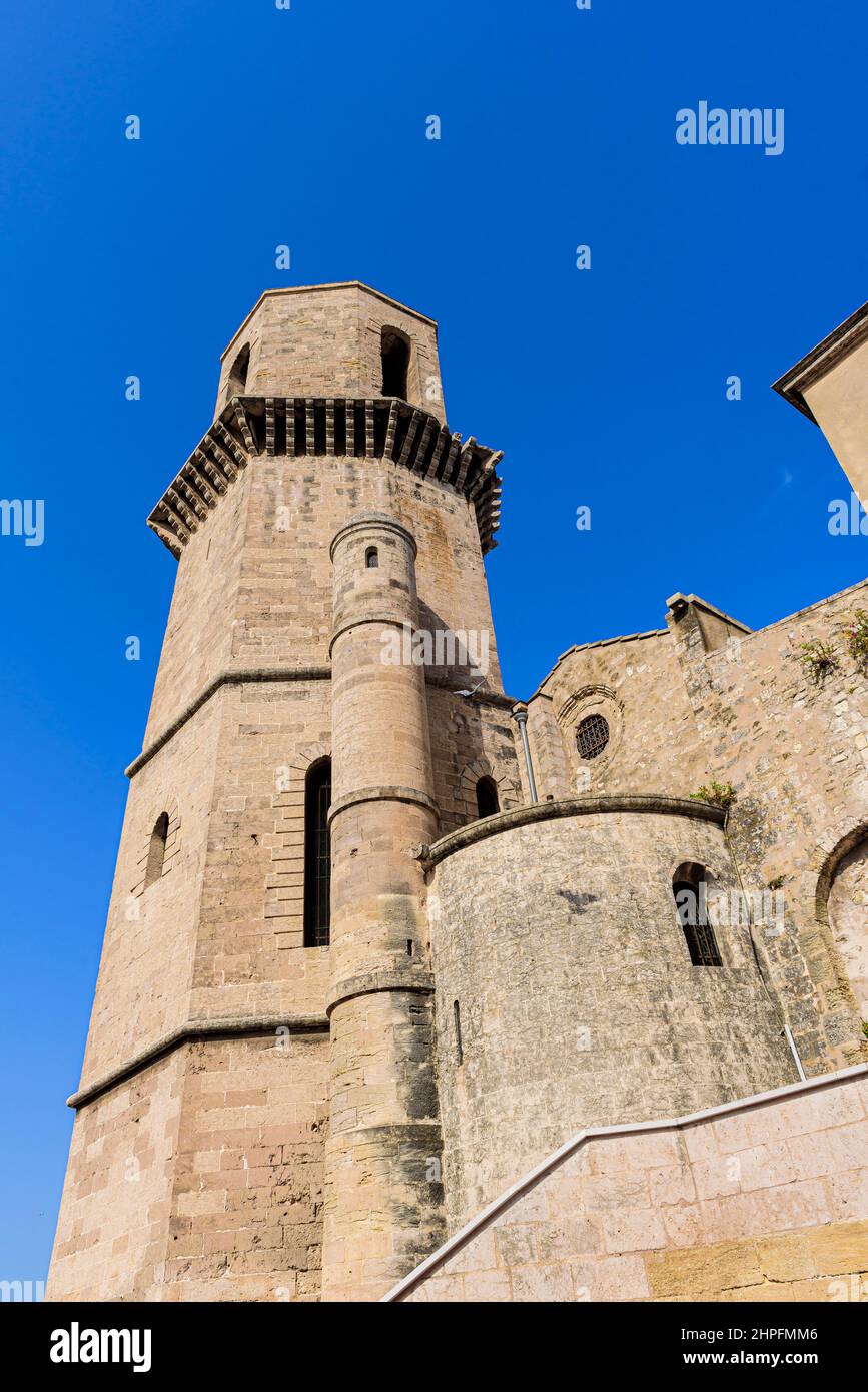 Eglise Saint Laurent Vieux Port, Marsiglia Francia Foto Stock