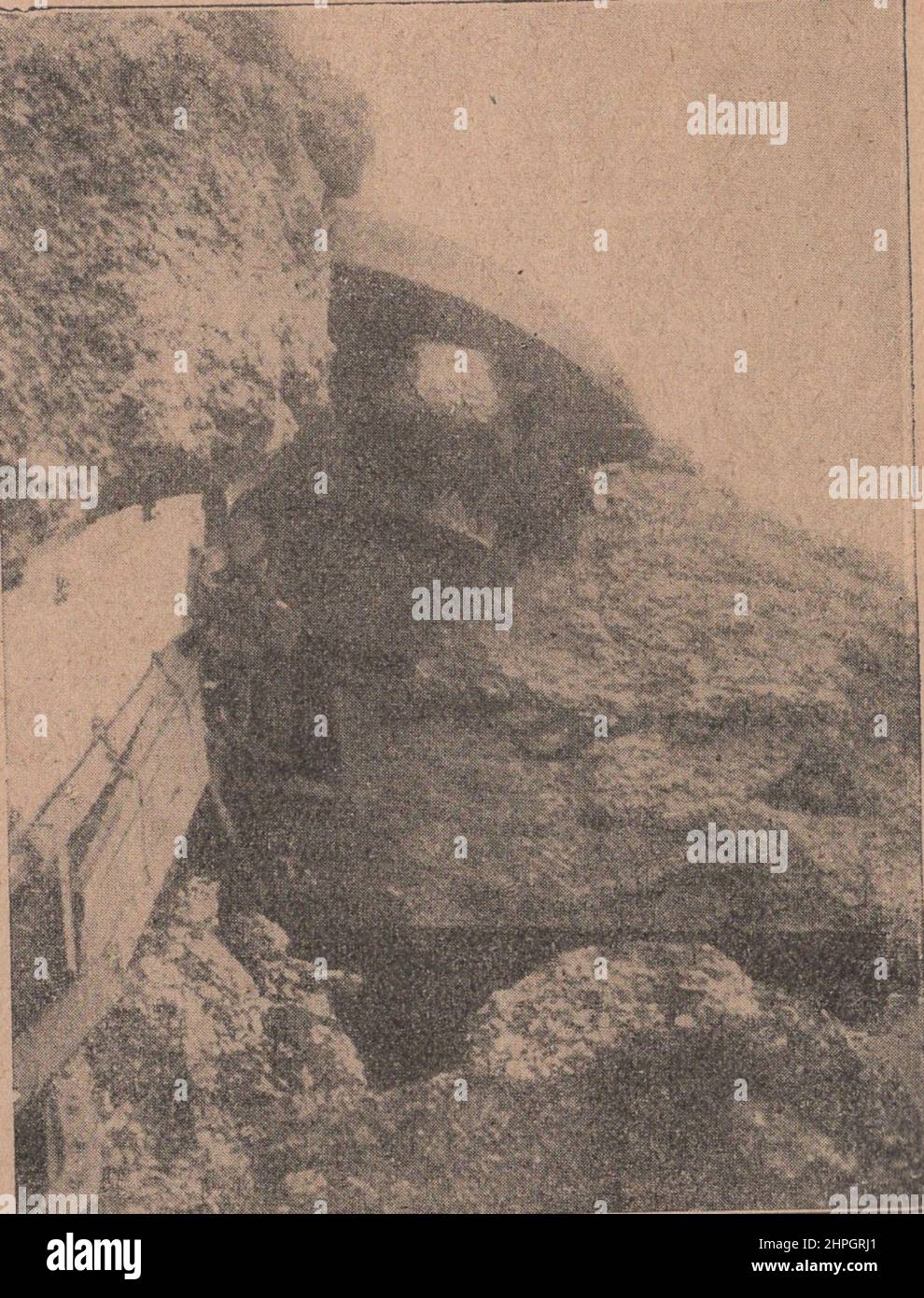 Rovine di torrette e muri in cemento sabbiati a Maubeuge. L'esercito austro-ungarico l'impatto delle batterie di Malta da 42 centimetri. DIRITTI-AGGIUNTIVI-CLEARANCE-INFO-NON-DISPONIBILI E SCADUTI. Foto Stock