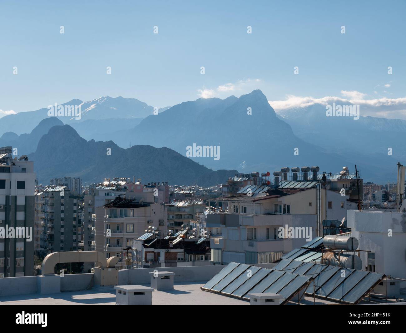 Orario invernale Konyaalti, Antalya, Turchia Foto Stock