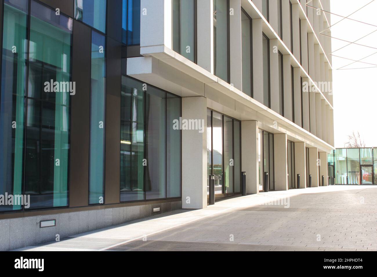 Un Albert Quay, Cork City. Irlanda Foto Stock