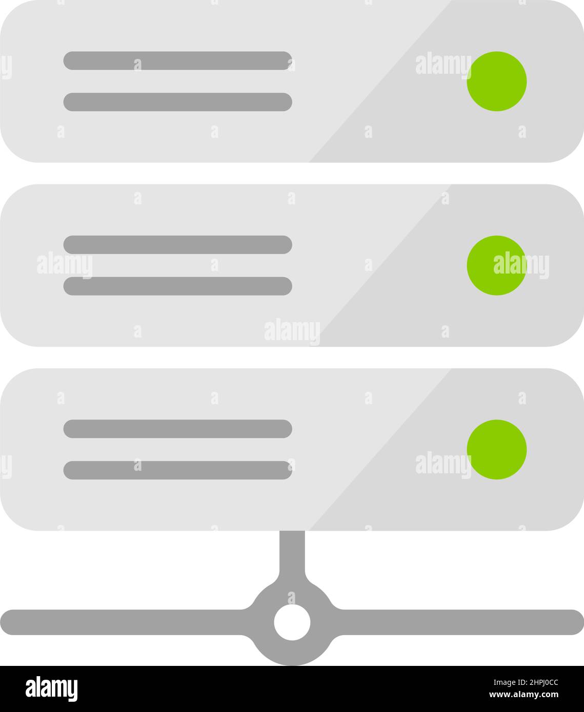 immagine dell'icona vettoriale del server di computer ( data center ) Illustrazione Vettoriale