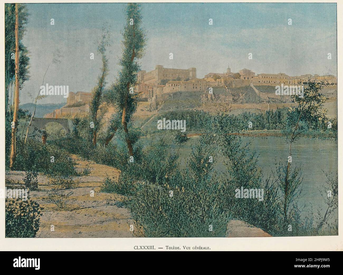 Autour Du Monde Espagne 1895 - 1900 (8) - stampa fotografica a colori francese del 19° secolo Foto Stock