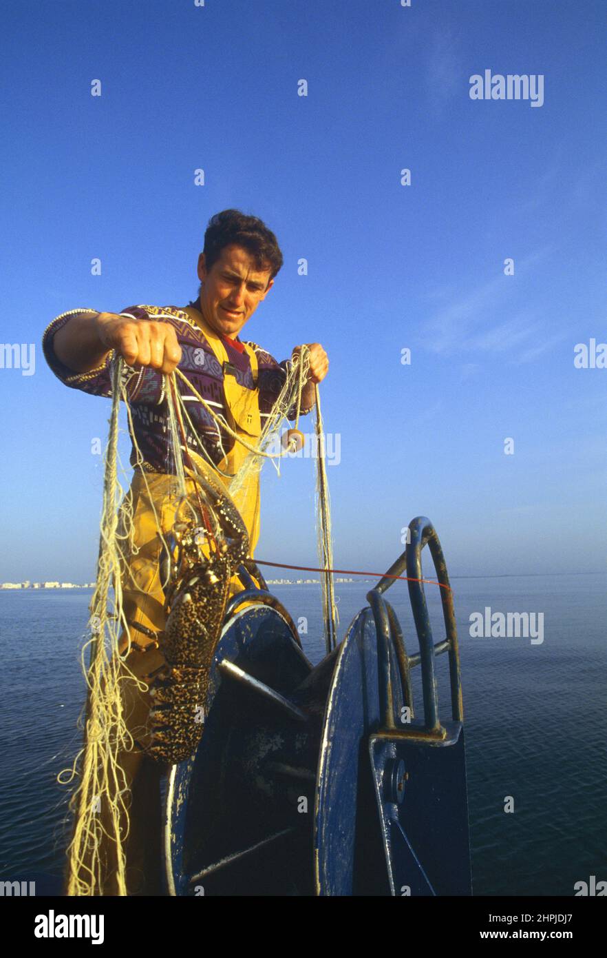 PECHE EN MER MEDITERRANEE Foto Stock