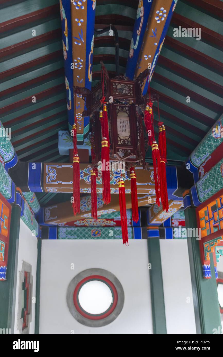 Pioggia a xiangshan zhiyuan, galleria di zhai Foto Stock