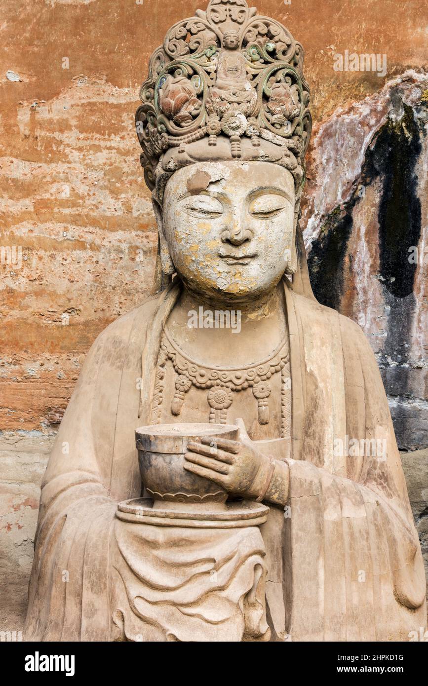 Chongqing dazu grotte in Cina Foto Stock