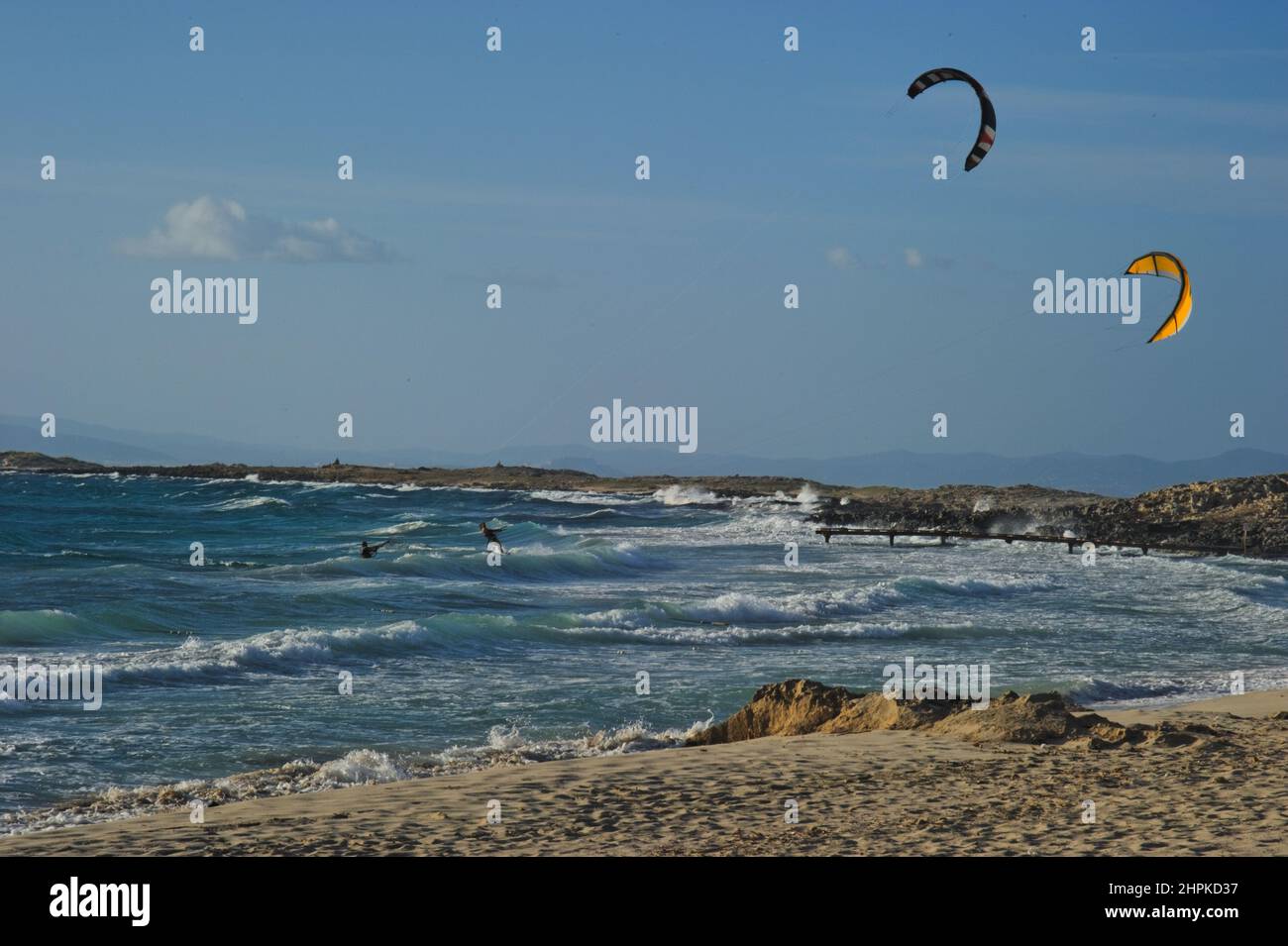 Formentera,Spagna,Kite Foto Stock