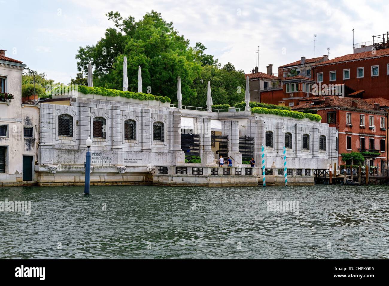 La collezione Peggy Guggenheim, Canal Grande, Venezia, Veneto, Italia, Europa Foto Stock