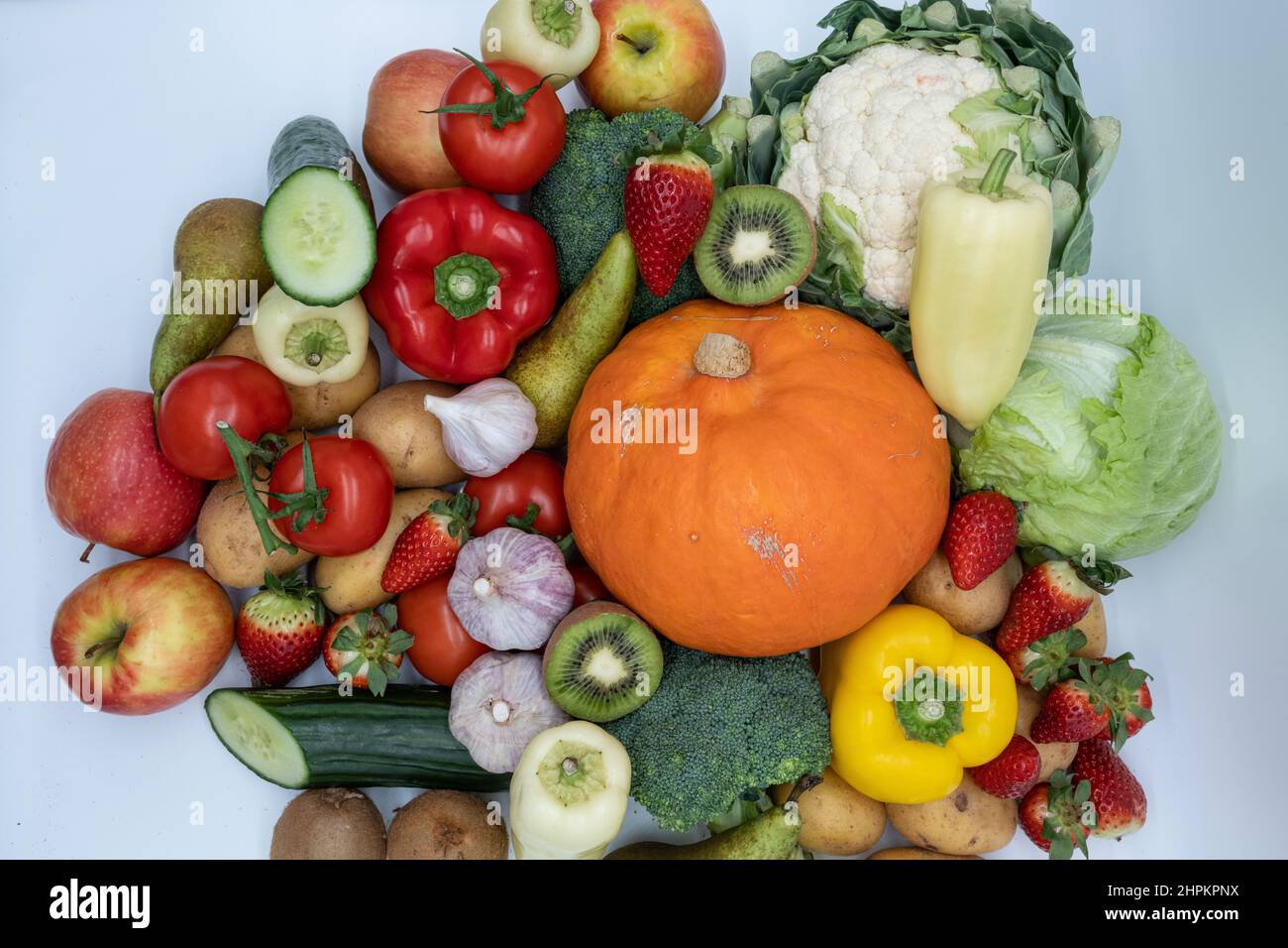 Prodotti Fotografia frutta e verdura Foto Stock