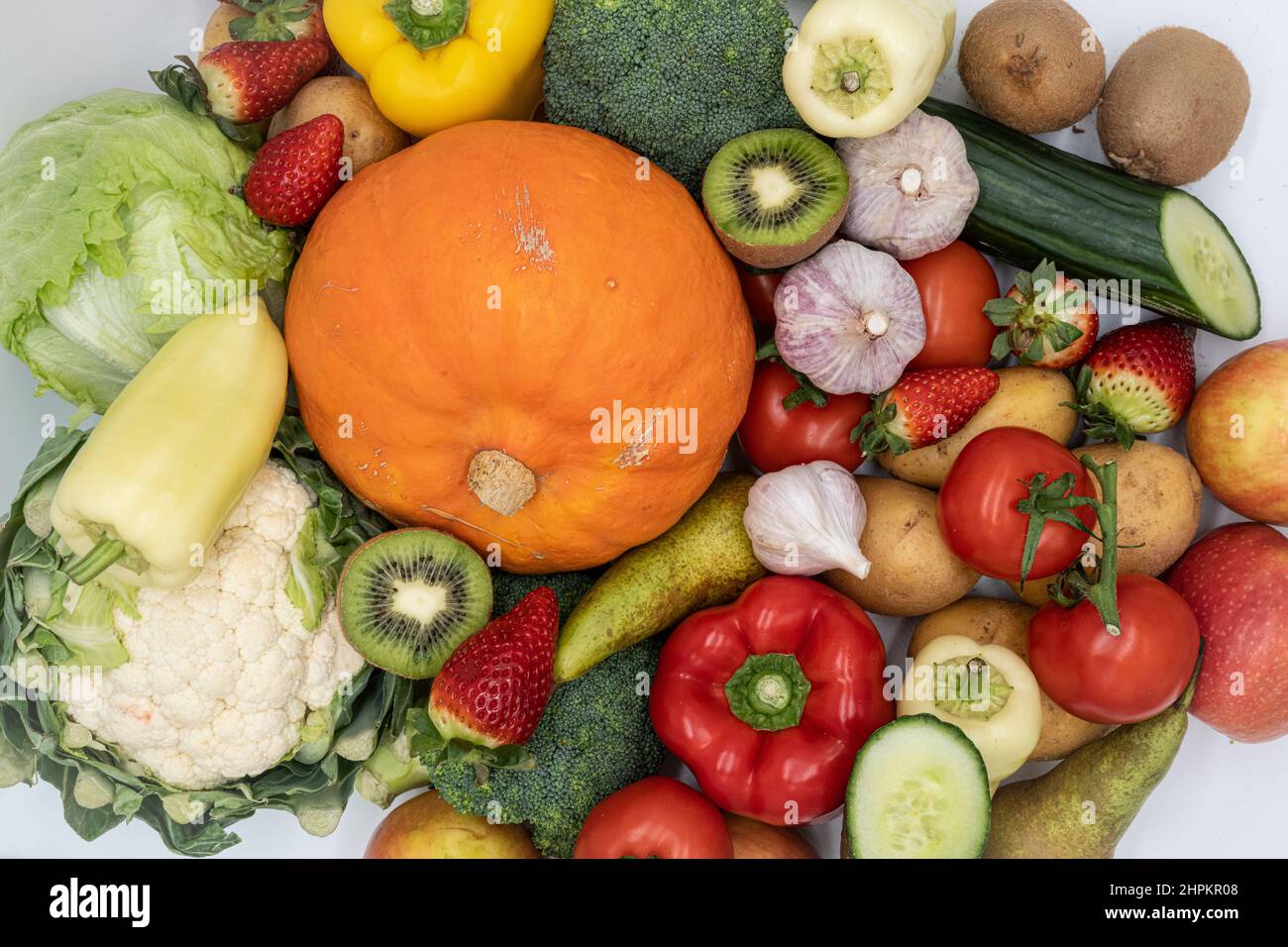 Prodotti Fotografia frutta e verdura Foto Stock