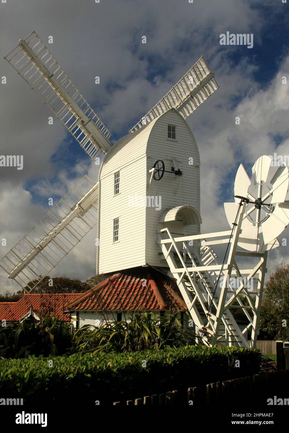 Mulino restaurato a vento a Thorpeness, Suffolk Foto Stock