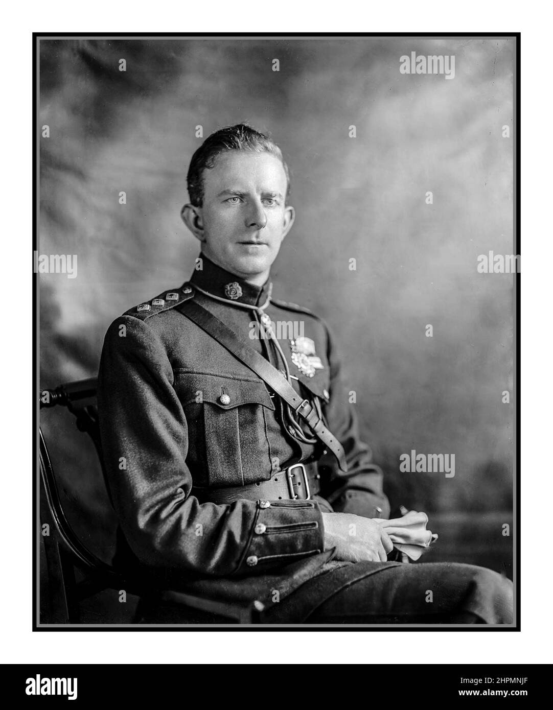 Eoin o'Duffy anni '30 fu un rivoluzionario comandante militare irlandese e commissario di polizia che divenne in seguito un leader fascista, guidando per un breve periodo fine Gael prima di dimetterti, poi partì per la Spagna dove guidò una brigata di volontari irlandesi nella guerra civile spagnola. Owen o'Duffy militare e politico irlandese. Comandante del personale dell'IRA, comandante della polizia irlandese, capo dell'organizzazione fascista ACA e primo capo del partito fine Gael. Foto Stock