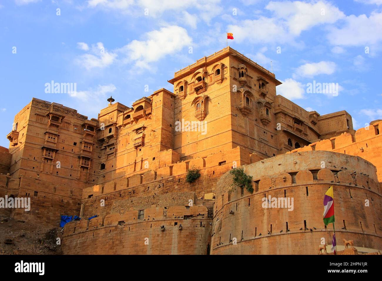 Jaisalmer fort nel Rajasthan, India Foto Stock