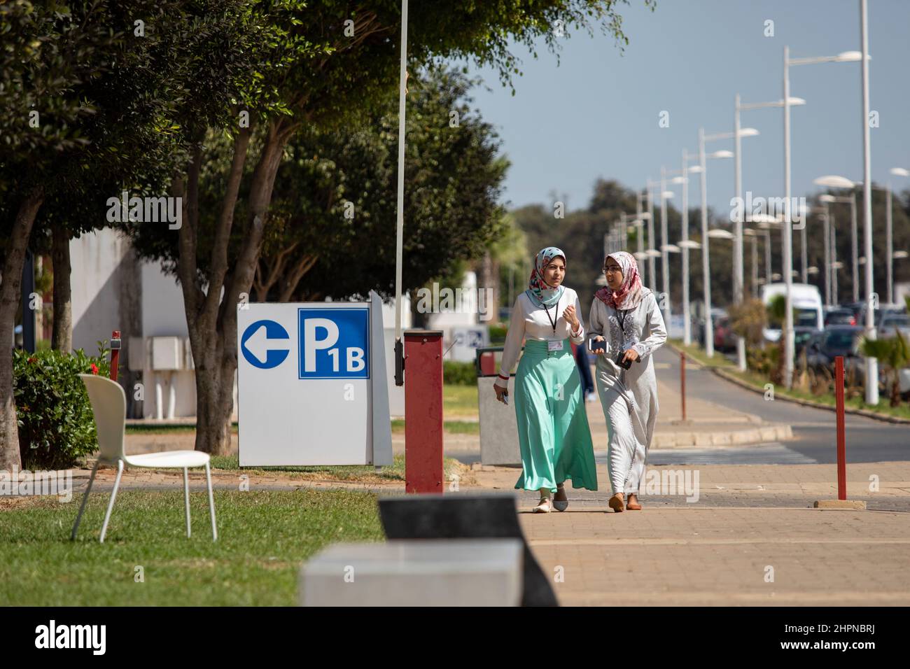 Technopolis Rabat è un centro scientifico e tecnologico al di fuori di Rabat, Marocco, Nord Africa Foto Stock