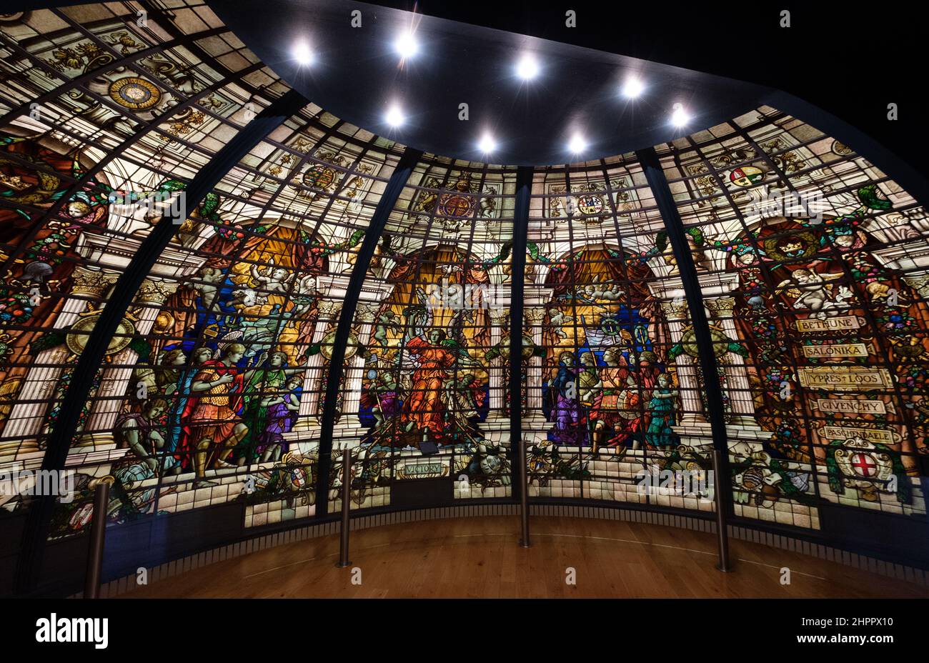 Stained Glass, National Maritime Museum Foto Stock