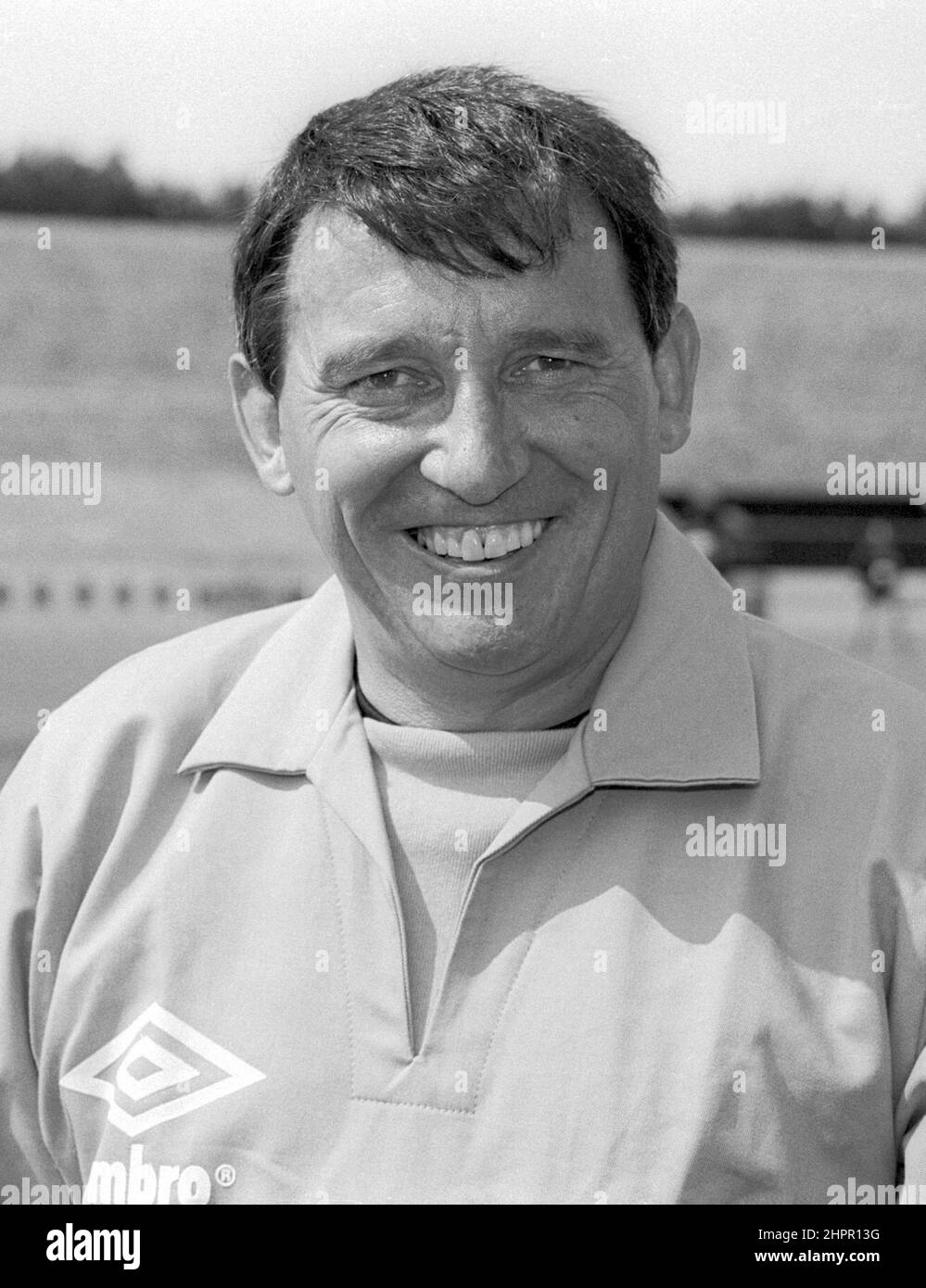 GRAHAM TAYLOR Football Coach per la squadra inglese al Campionato europeo in Svezia 1992 Foto Stock