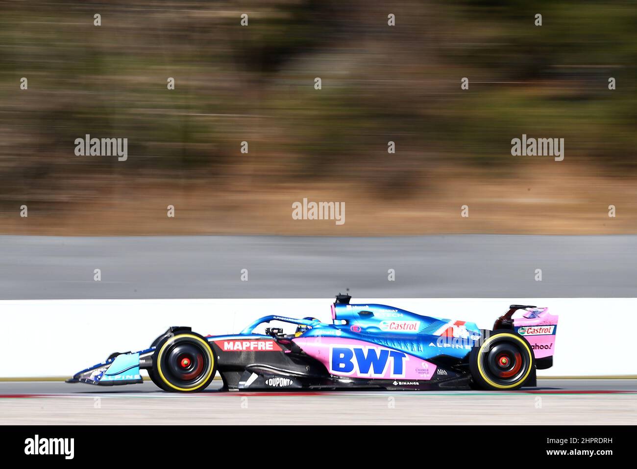 #14 Fernando Alonso, Alpine durante i test invernali, Campionato del mondo di Formula 1 2022 a Barcellona 23th febbraio 2022 Foto Federico Basile / Insidefoto Foto Stock