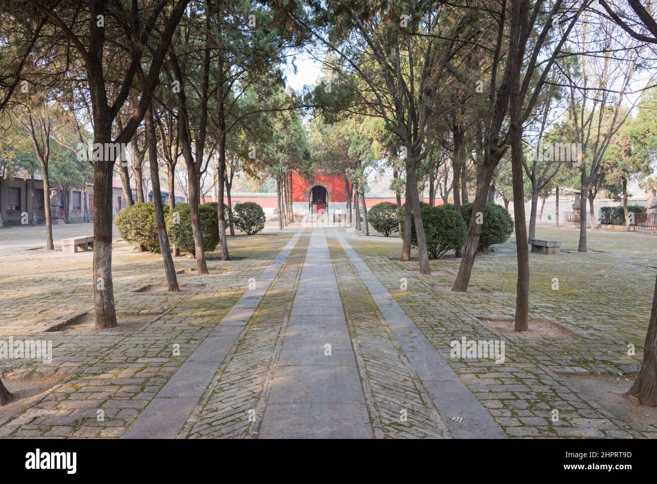 HENAN, CINA - la tomba di Yuan Shikai (Yuanlin). Un sito storico famoso in Anyang, Henan, Cina. Foto Stock