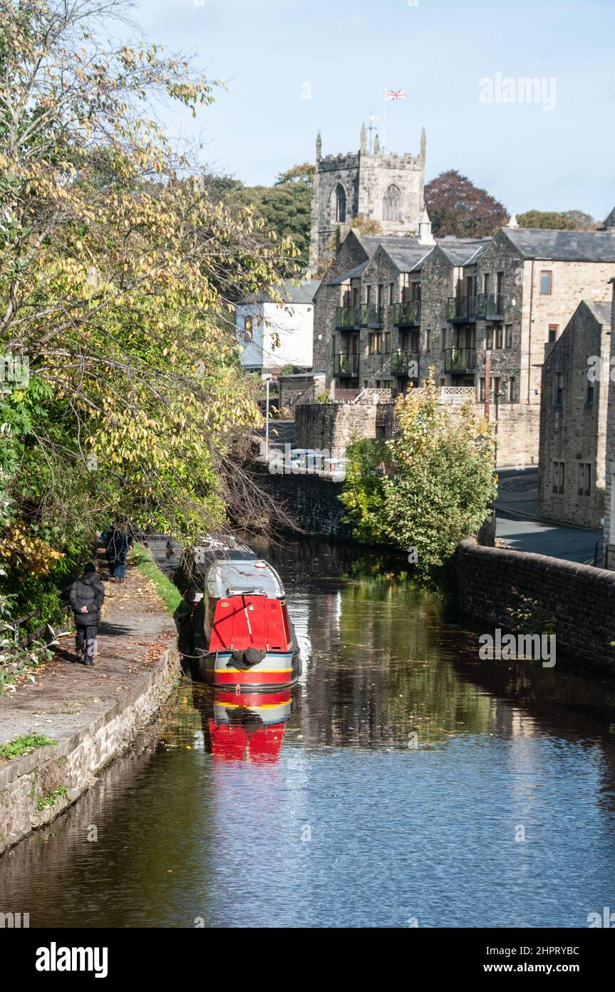 Intorno al Regno Unito - da Leeds al canale di Liverpool a Skipton Foto Stock