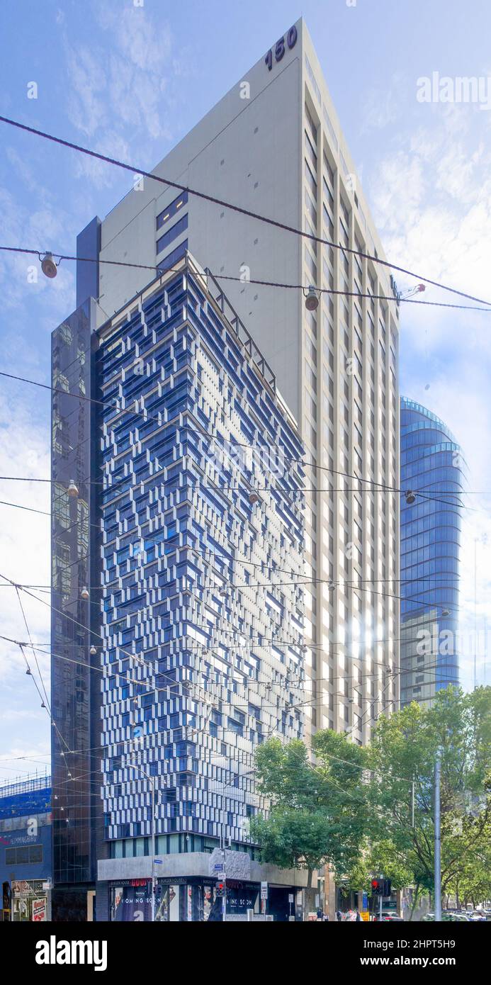 Melbourne, Victoria, Australia - Centro Greco per la Cultura Contemporanea / sviluppo misto di Bruce Henderson Architects Foto Stock