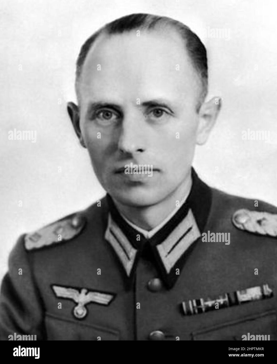 REINHARD GEHLEN (1902-1979) ufficiale di intelligence nazista Wehrmacht che in seguito lavorò con la CIA e i servizi di intelligence federali tedeschi. Foto Stock