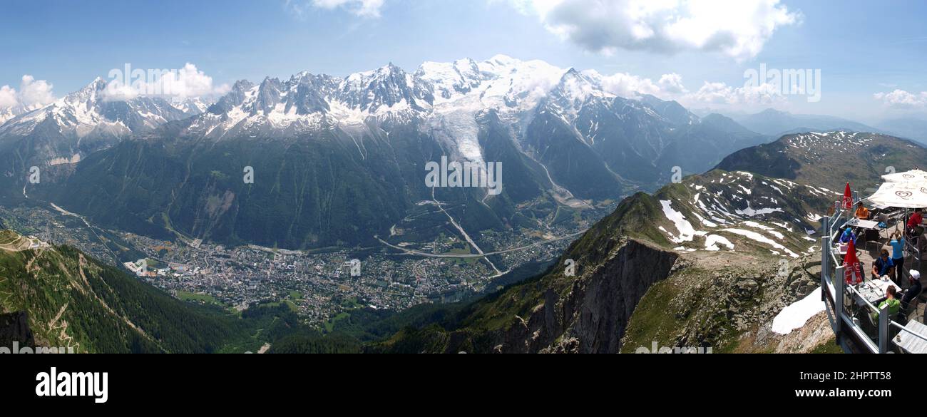 Chamonix-Mont-Blanc Foto Stock
