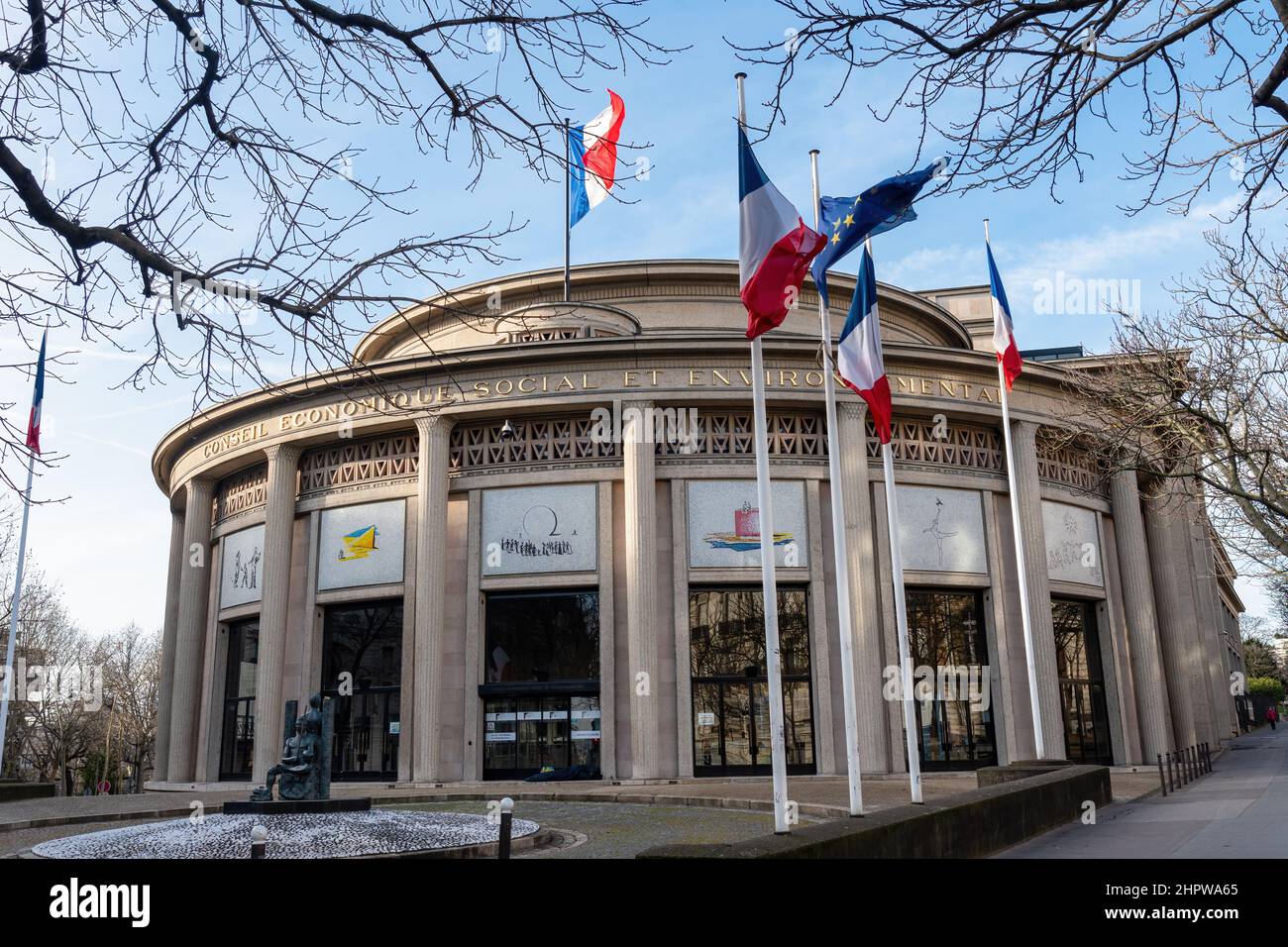 Consiglio economico, sociale e ambientale, CESE-ESEC, Parigi Foto Stock