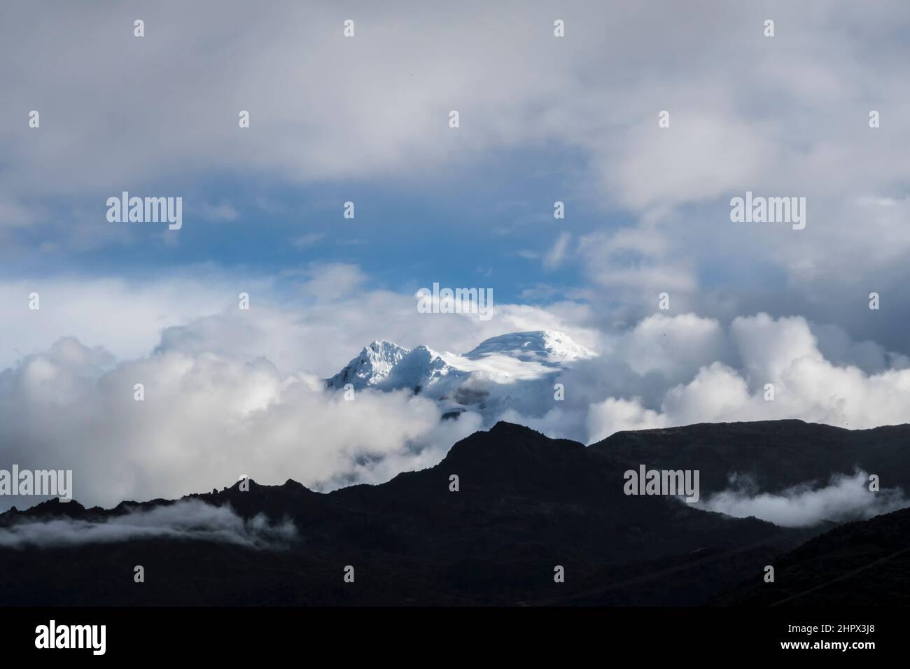 Vulcano Antisana. Parco nazionale di Cayambe-Coca Ecuador Foto Stock