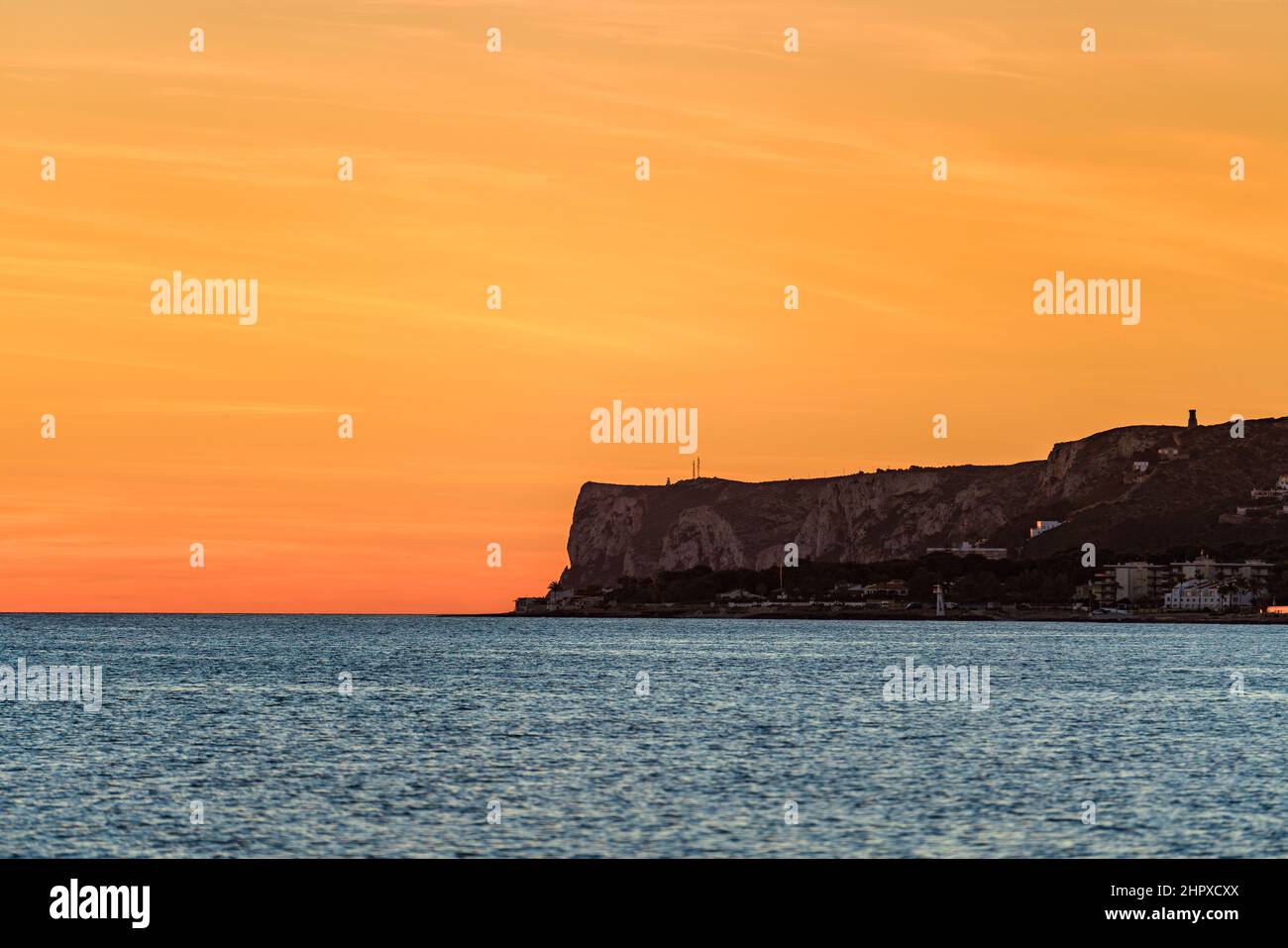 Vista di Capo Saint Anthony nel Parco Naturale di Montgó Foto Stock