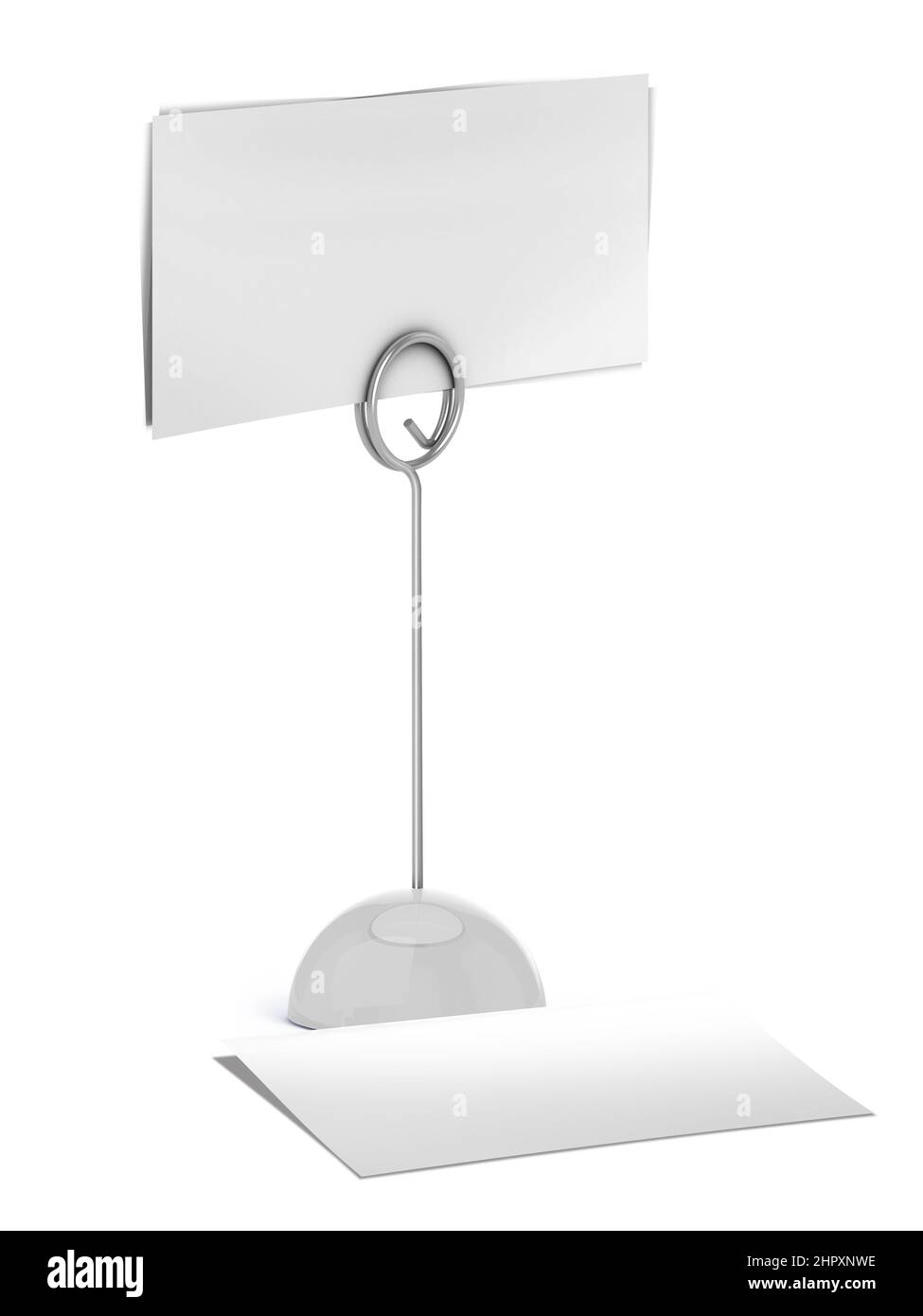 Rappresentazione del biglietto da visita Mockup 3D Foto Stock