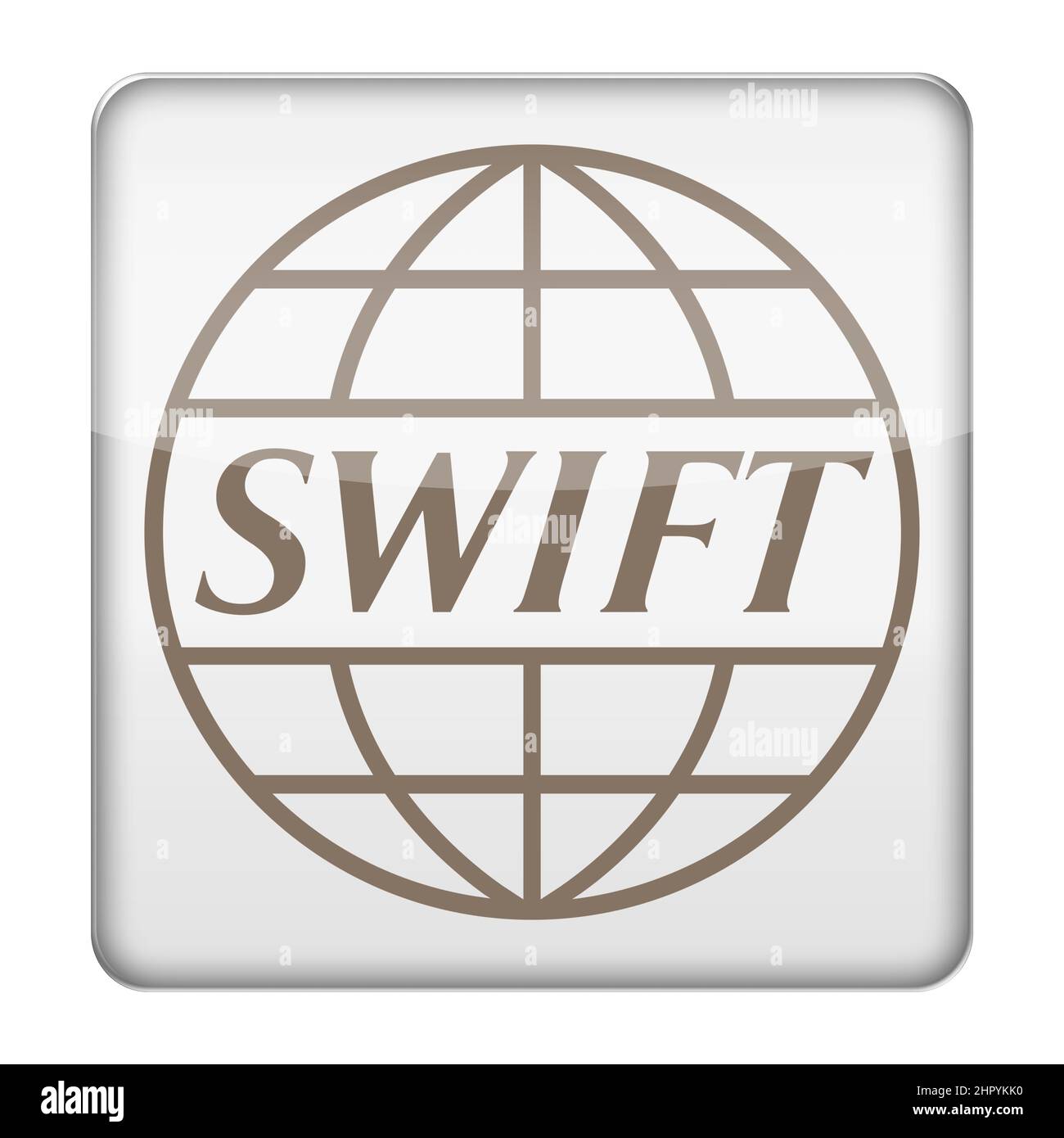 Swift - Society for Worldwide Interbank Financial Telecommunication logo Foto Stock