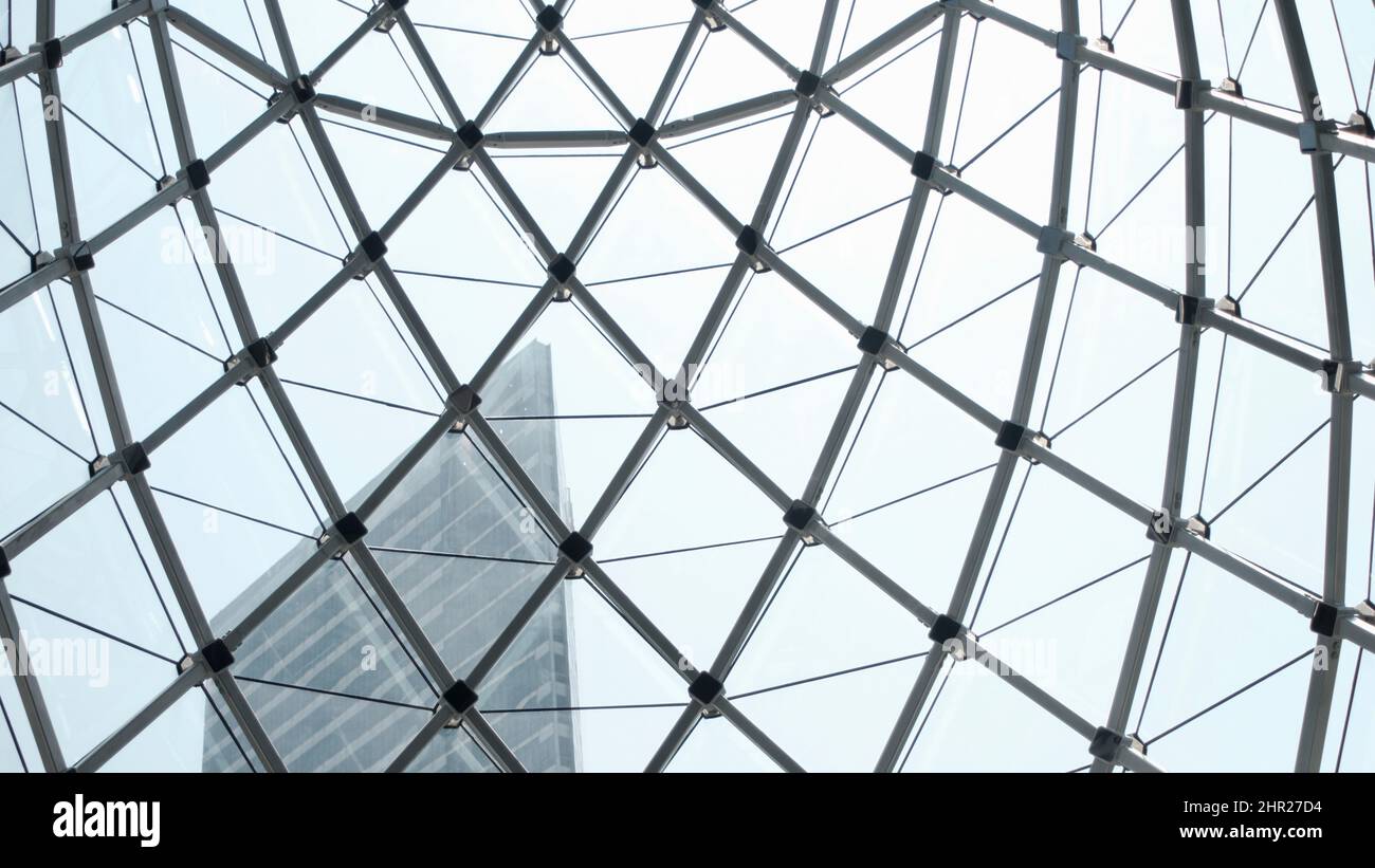 All'interno di Sathorn Square lobby Chong Nonsi North Sathon Road, Silom, Bang Rak, Bangkok Thailandia Financial e Central Business District Foto Stock