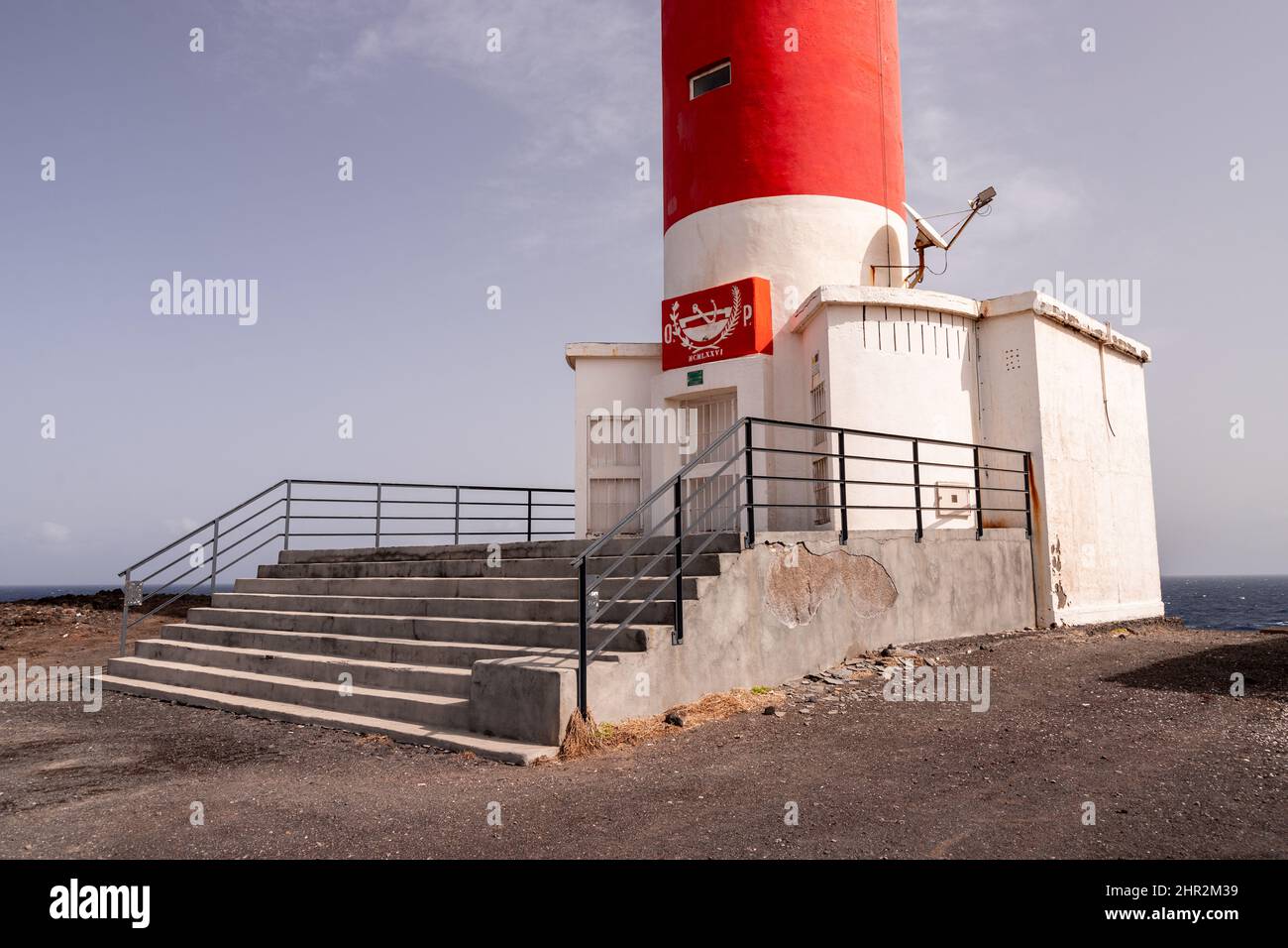 Faro di Faro de Abona, Tenerife, Isole Canarie Foto Stock