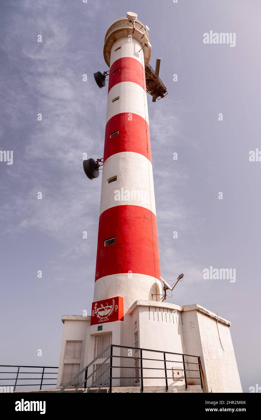 Faro di Faro de Abona, Tenerife, Isole Canarie Foto Stock