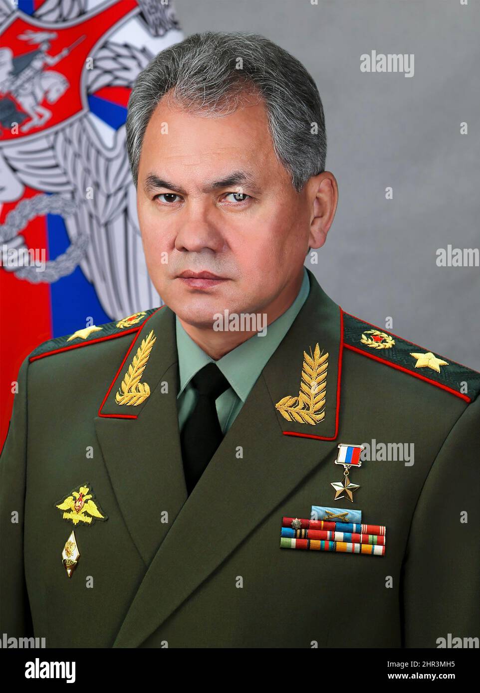 SERGEI SHOYGU politico russo e ministro della Difesa in una fotografia del 2014. Foto Stock