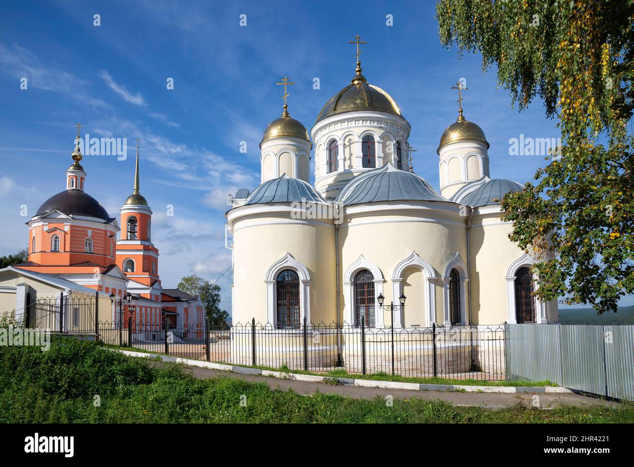 Antico convento di Nikitsky. Kashira, regione di Mosca, Russia Foto Stock