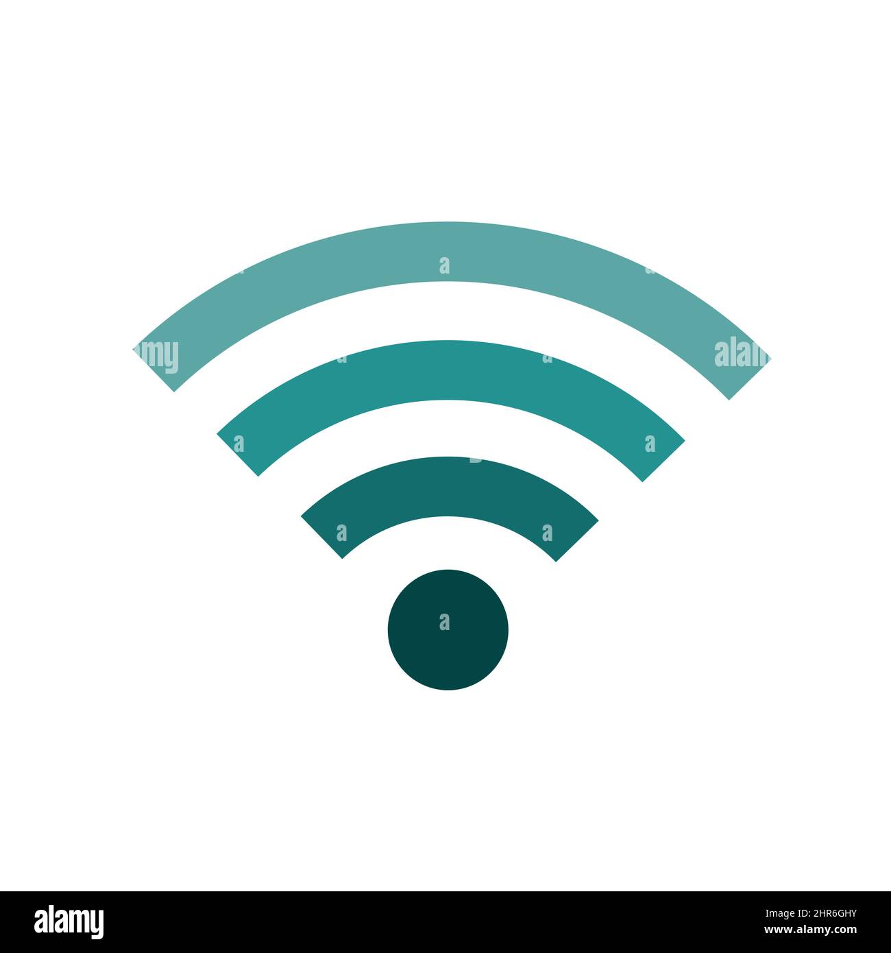 semplice tecnologia wi-fi simple icon isolata in bianco Illustrazione Vettoriale