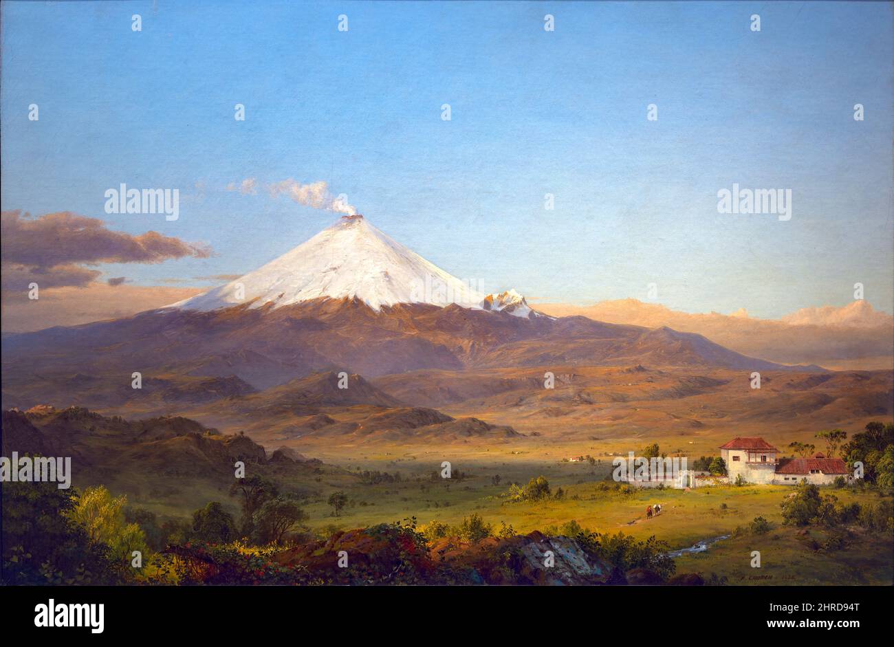 Cotopaxi di Frederic Edwin Church (1826-1900), olio su tela, 1855 Foto Stock